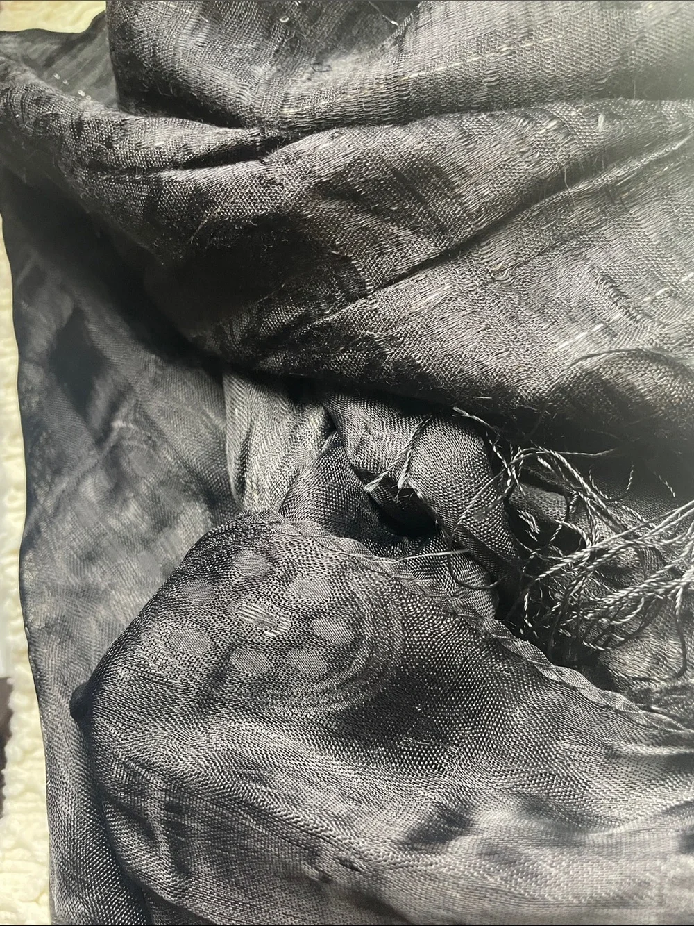 VTG SILK JACQUARD SCARF
